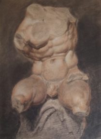 J.M.W. Turner, Study from a cast of the Belvedere Torso