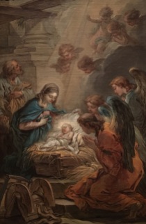 Carle Van Loo, The Adoration of the Angels, 1750-51, Musée de Picardie, Amiens (oil sketch; modello)